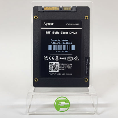 Apacer 2.5" Panther 240GB SATA III 6Gbps SSD AP240GAS340G Solid State Drive