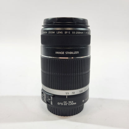 Canon EF-S 55-250mm f/4-5.6 Auto & Manual Lens