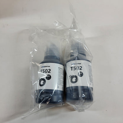 New Officenter T502 Black/Tri-color  Refill Ink Bottles Open Box