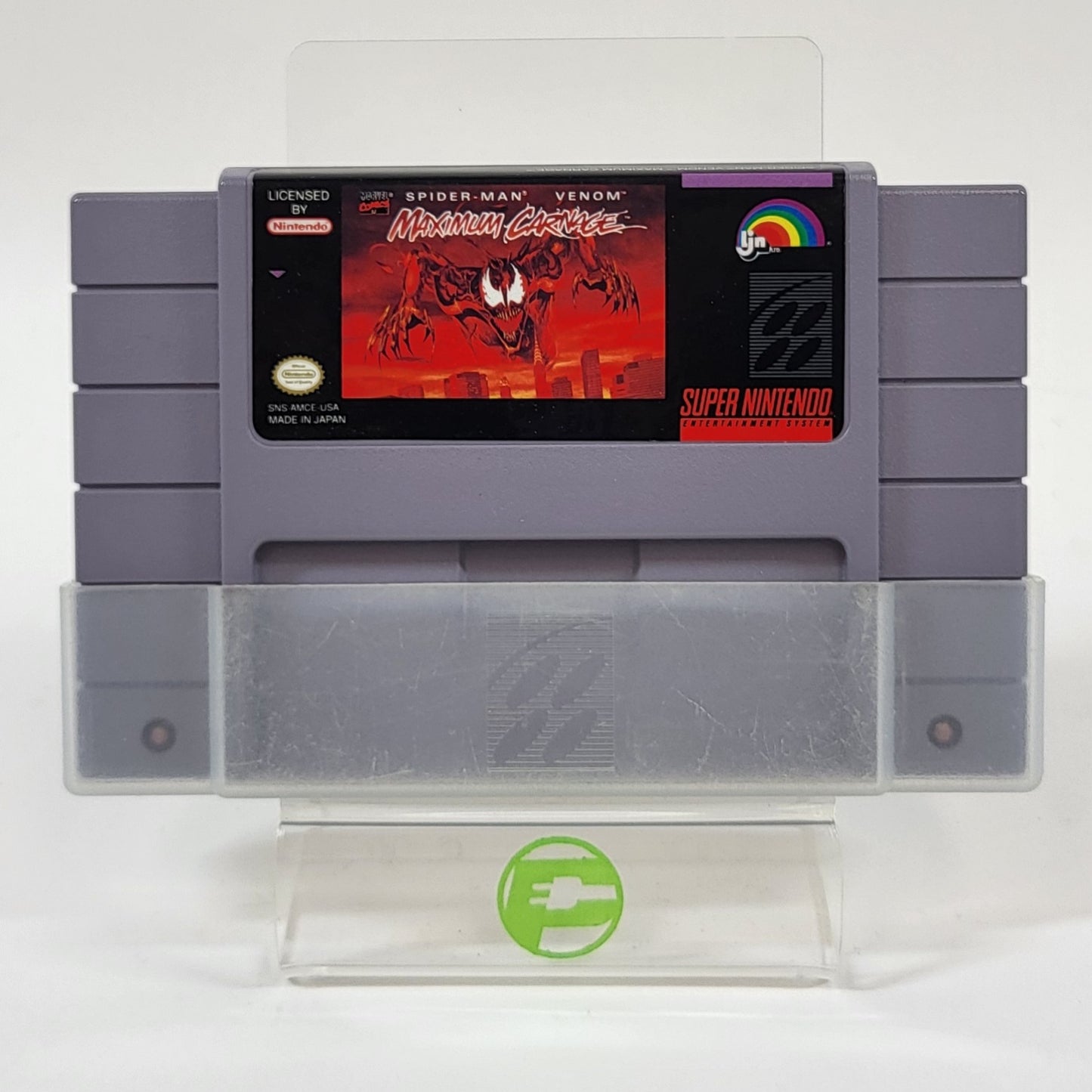 Spider Man Venom Maximum Carnage Super Nintendo SNES 1994 LJN Boxed Game