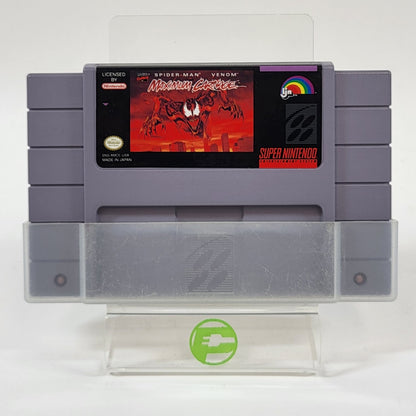 Spider Man Venom Maximum Carnage Super Nintendo SNES 1994 LJN Boxed Game