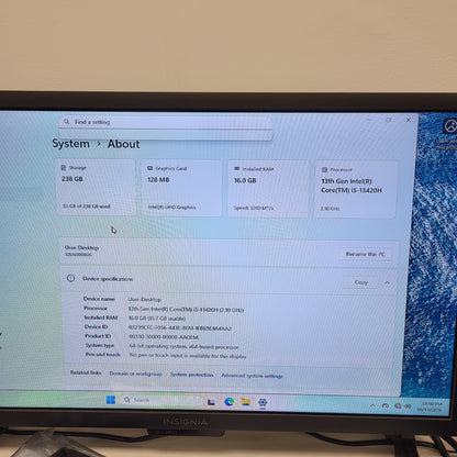 Leno ThinkCentre i5-13420H 2.10GHz 16GB RAM 256GB SSD