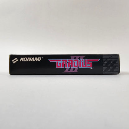 Gradius III (Super Nintendo SNES, 1991) PSA 9.2 CIB