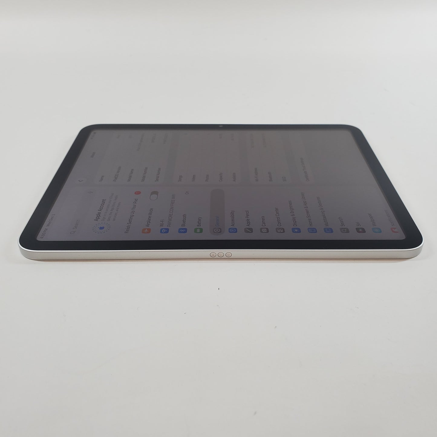 WiFi Only Apple iPad 10th Gen 64GB Silver A2696