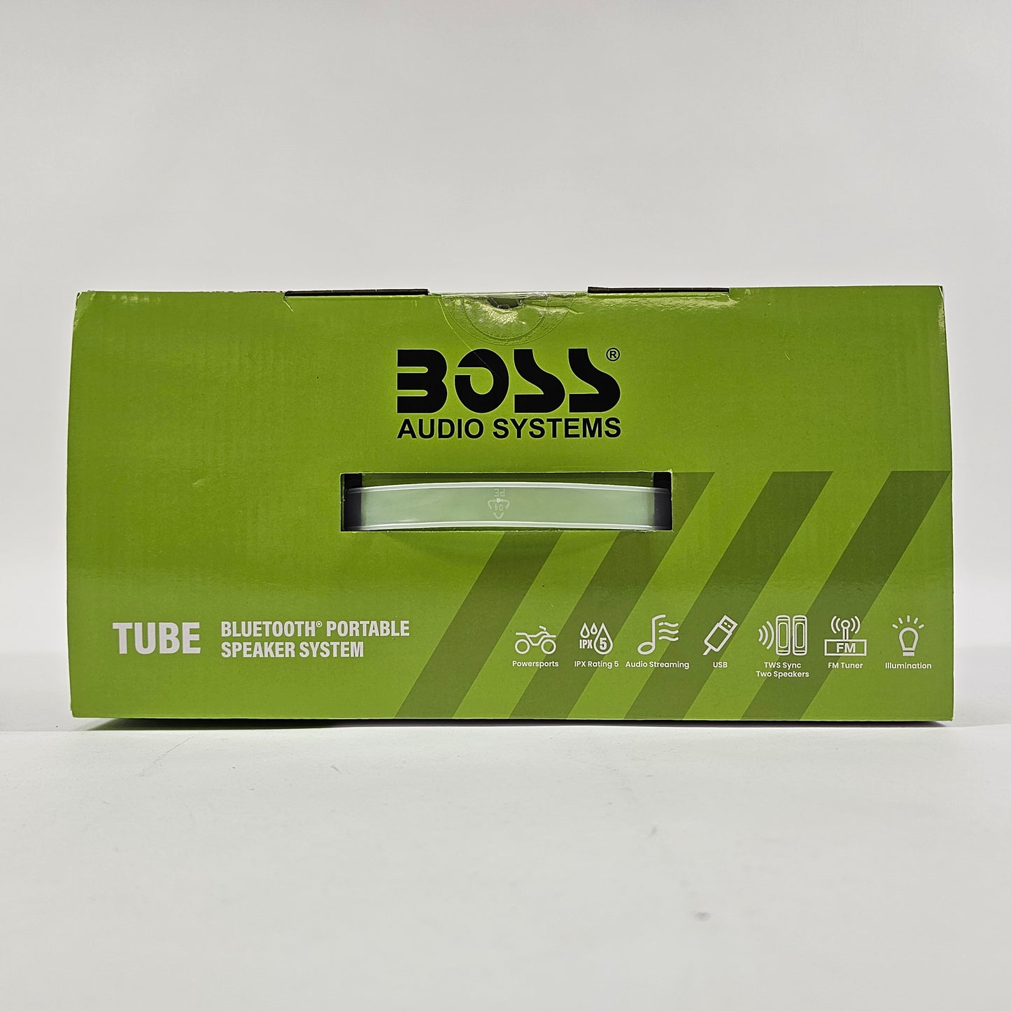 New Boss Audio Tube Portable Bluetooth Speaker System Black