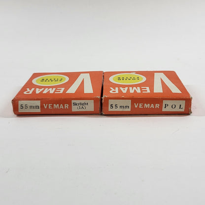 Vemar 55m Coated Filter Lens Filter Skylight (1A) and POL Filters