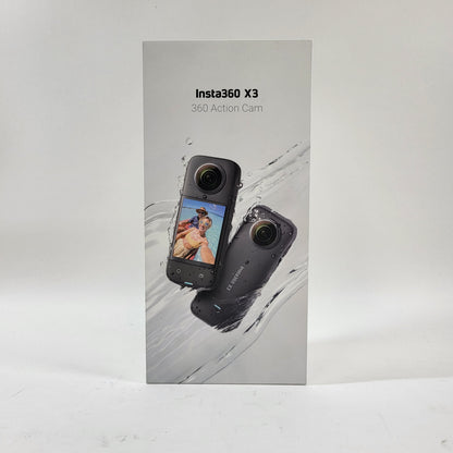 New Insta360 x3 72MP 360 Action Camera Open Box