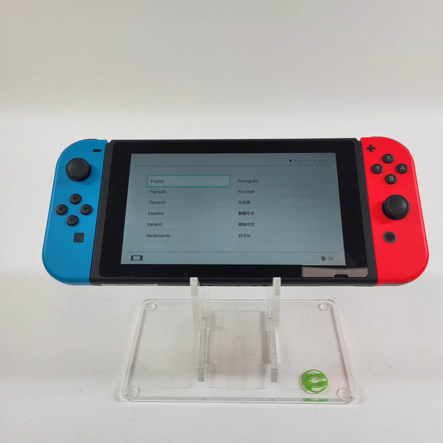 Nintendo Switch v2 Video Game Console HAC-001(-01)  Red/Blue