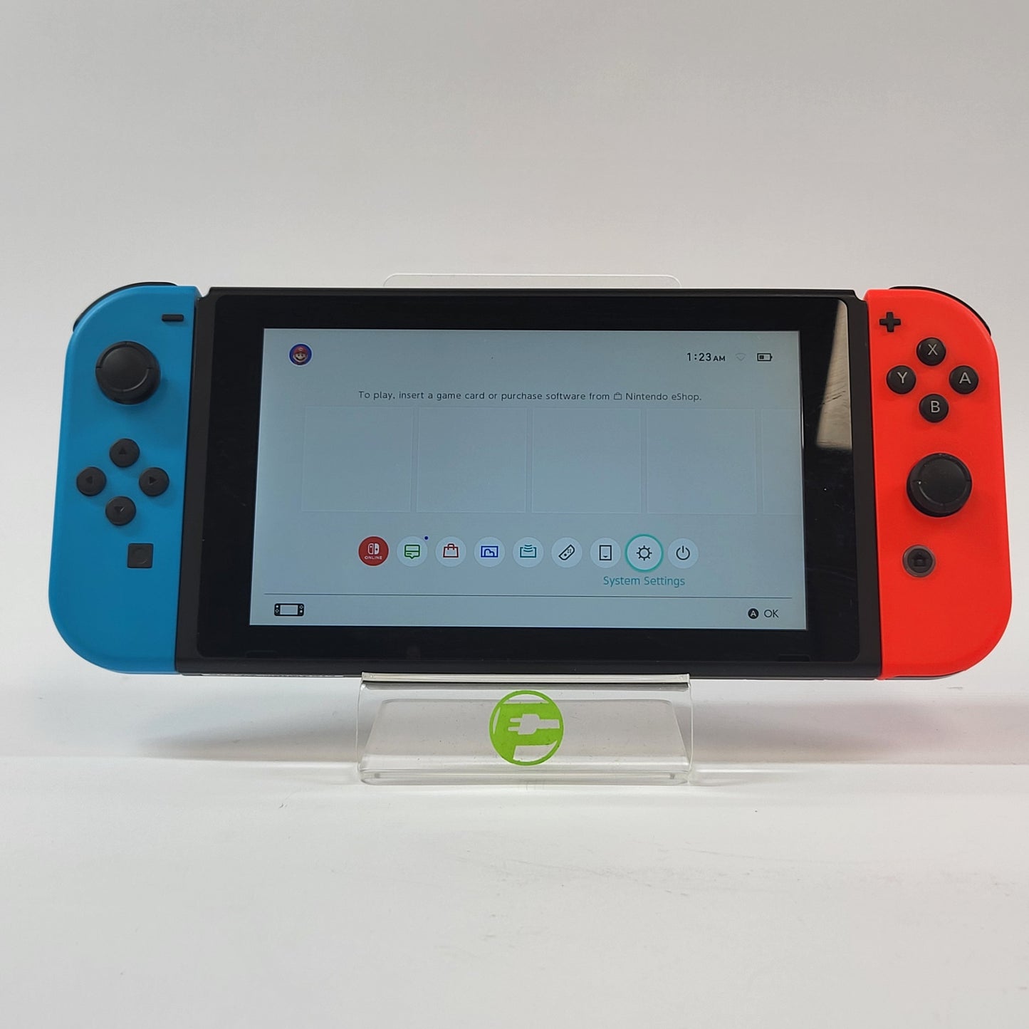 Nintendo Switch v2 Console Gaming System HAC-001(-01)  Red/Blue