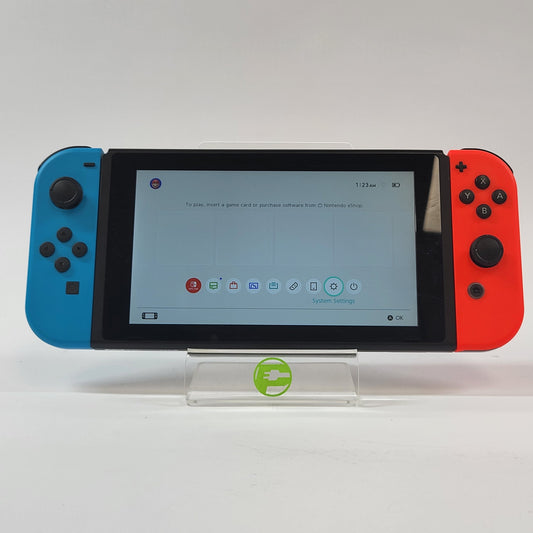 Nintendo Switch v2 Console Gaming System HAC-001(-01)  Red/Blue
