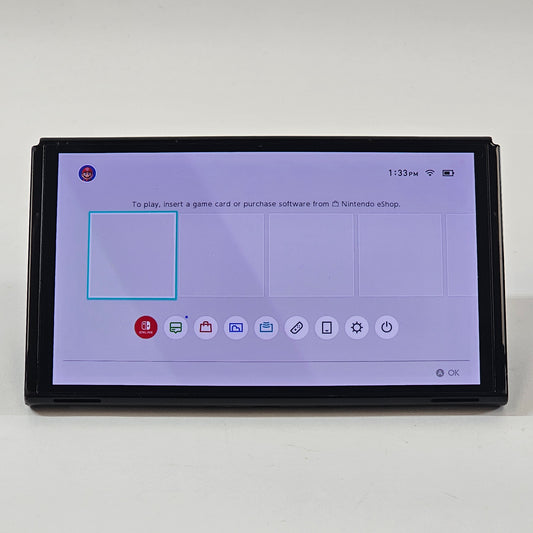 Nintendo Switch OLED Video Game Console Only HEG-001 Black Tablet Only