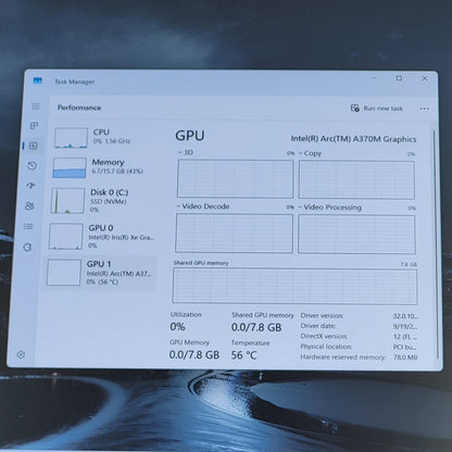 Dell XPS 15 9530 15.6" i7-13700H 2.4GHz 16GB RAM 1TB SSD Intel Arc A370M