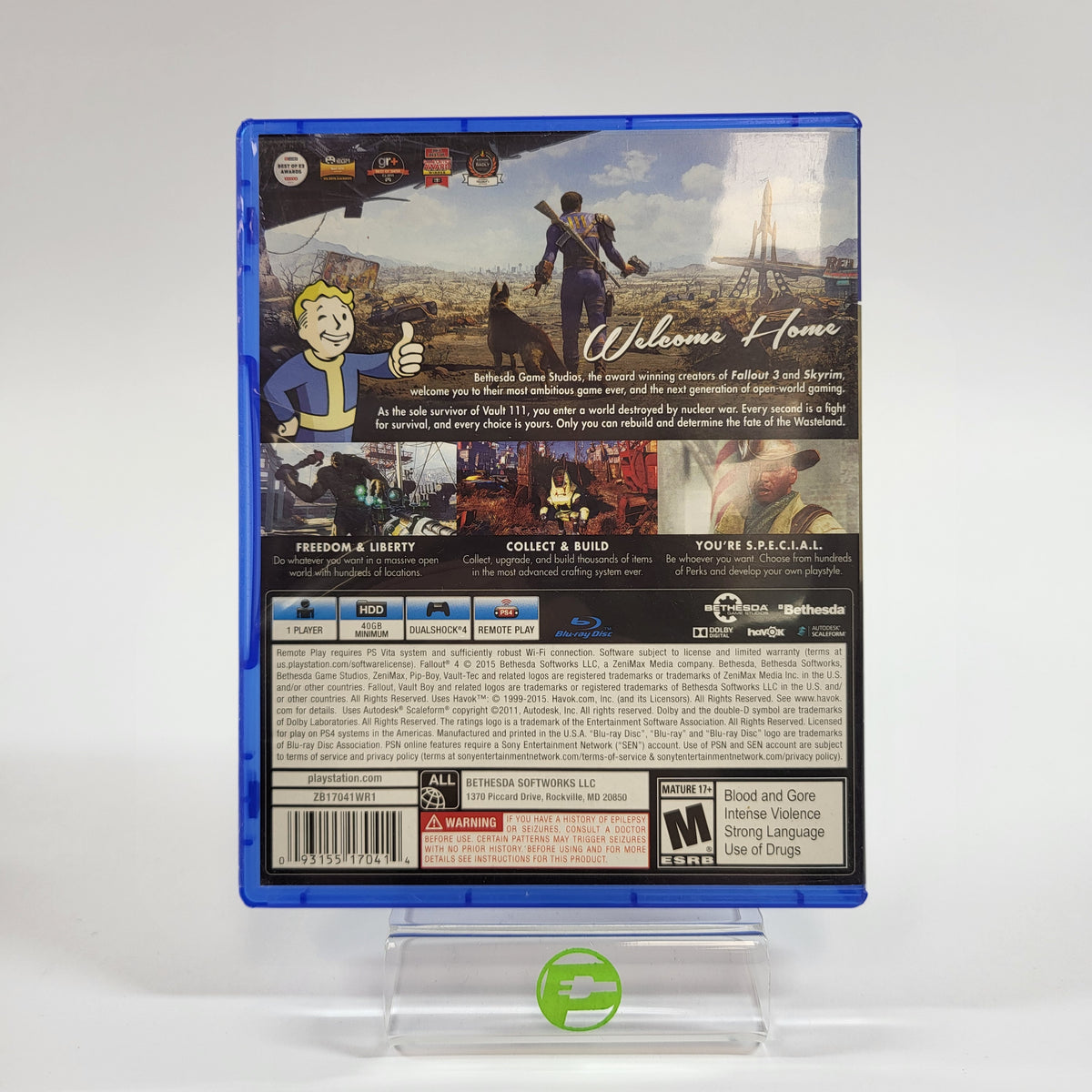 Fallout 4 (Sony PlayStation 4 PS4, 2015)