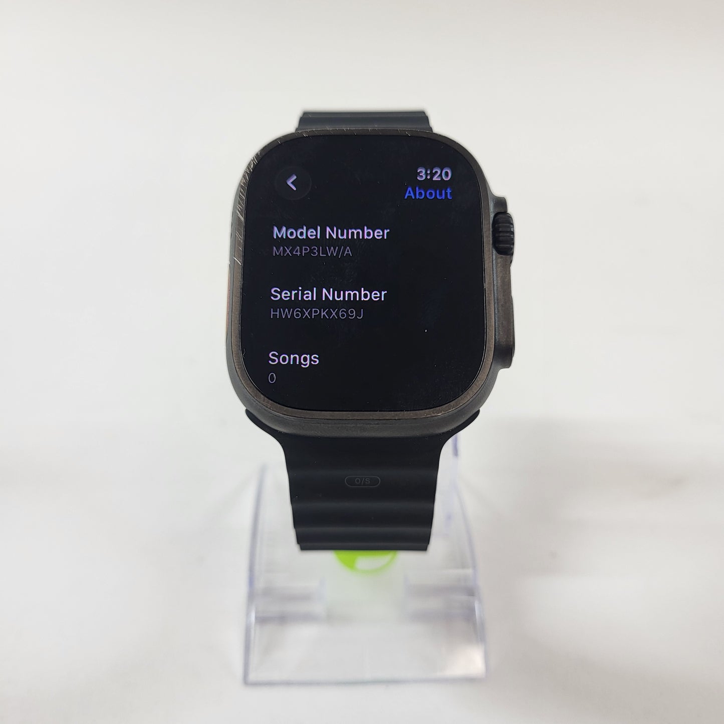 Unlocked Apple Watch Ultra 2 49MM Black Titanium Black Ocean Band MX4Q3LW/A