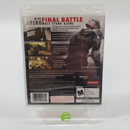 New Metal Gear Solid 4 Guns of the Patriots (Sony PlayStation 3 PS3, 2008)