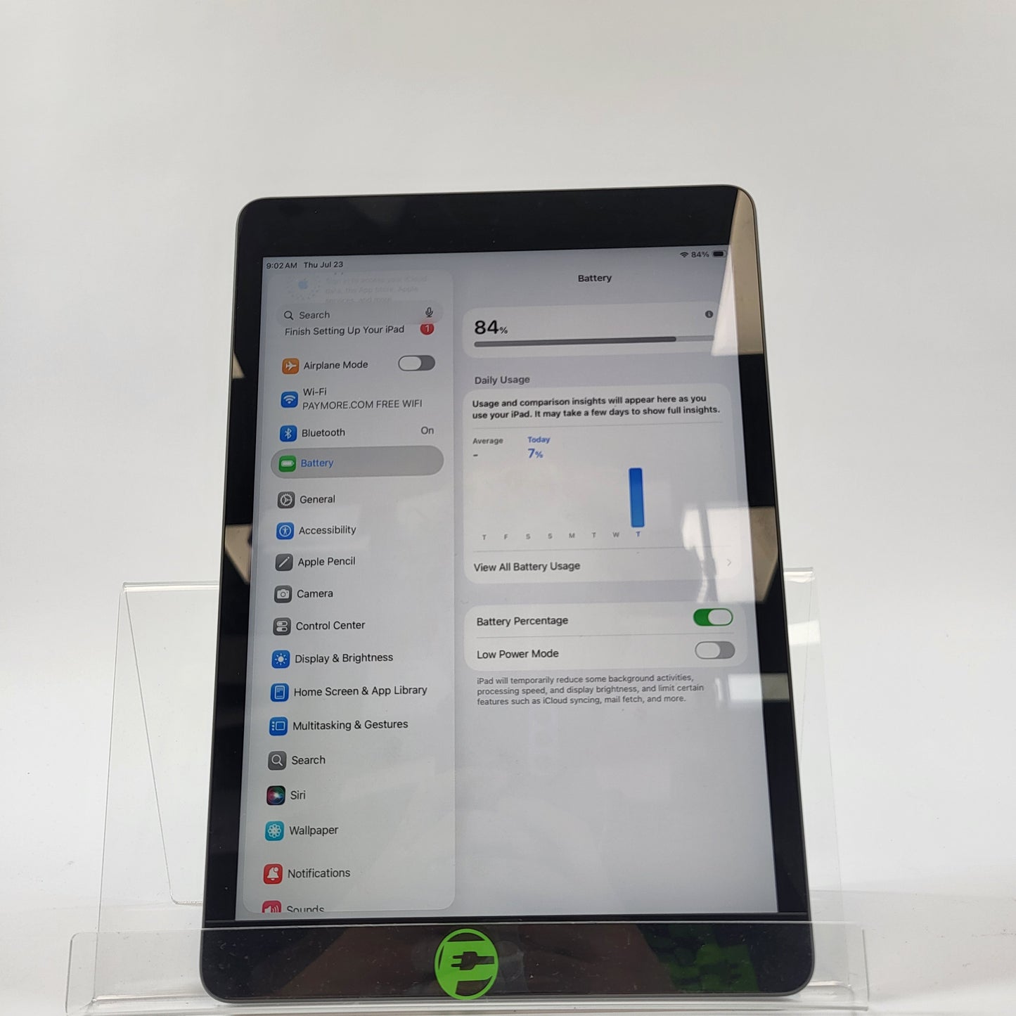WiFi Only Apple iPad 9th Gen 64GB Space Gray MK2K3LL/A