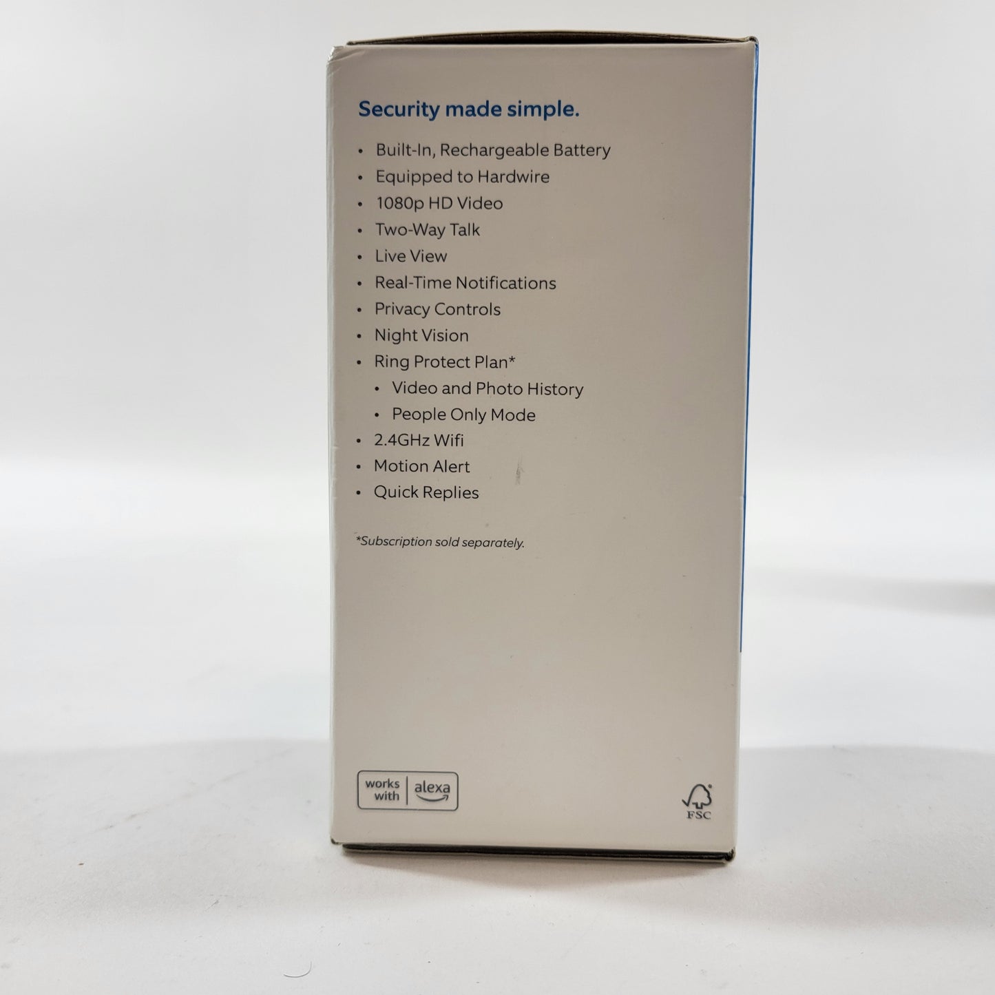 New Ring Video Doorbell Security Camera