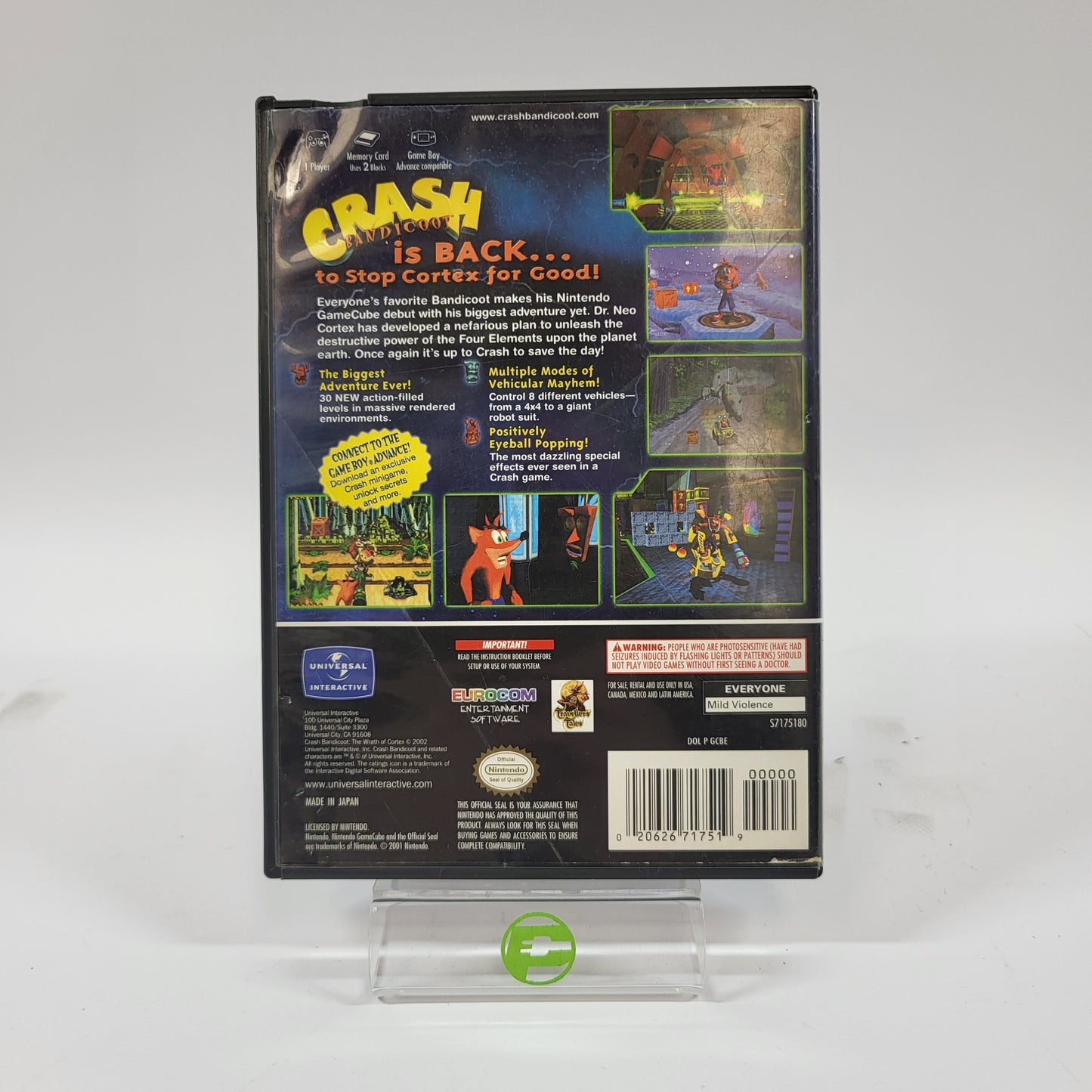 Crash Bandicoot The Wrath of Cortex (Nintendo GameCube, 2002)