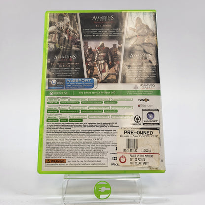Assassin's Creed: Ezio Trilogy (Microsoft Xbox 360, 2013)