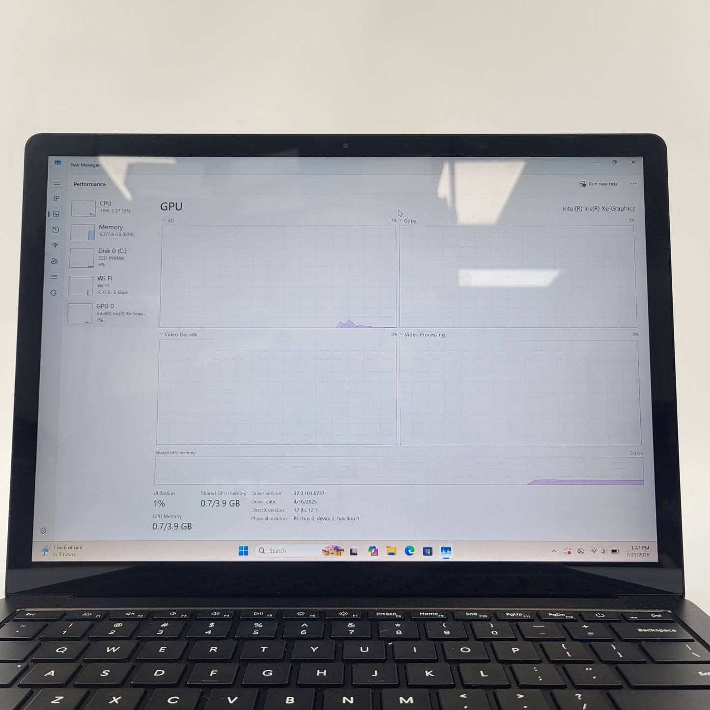 Microsoft Surface Laptop 5 1951 13.5" i5-1245U  2.5GHz 8GB RAM 256GB SSD