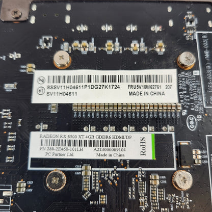 Lenovo Radeon RX 6500 XT 4GB GDDR6 Graphics Card 288-2E460-101LH