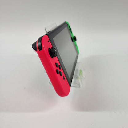 Nintendo Switch v1 Console Gaming System HAC-001 Pink/Green