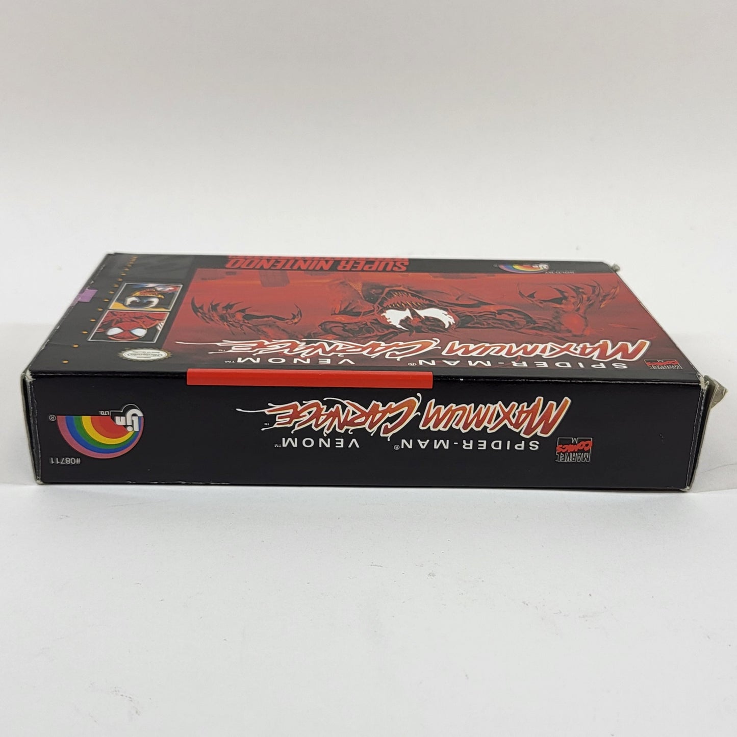 Spider Man Venom Maximum Carnage Super Nintendo SNES 1994 LJN Boxed Game