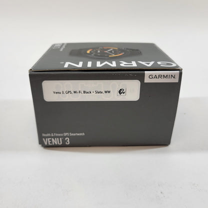 New Garmin Venu 3 45mm Health & Fitness GPS Smartwatch A04543