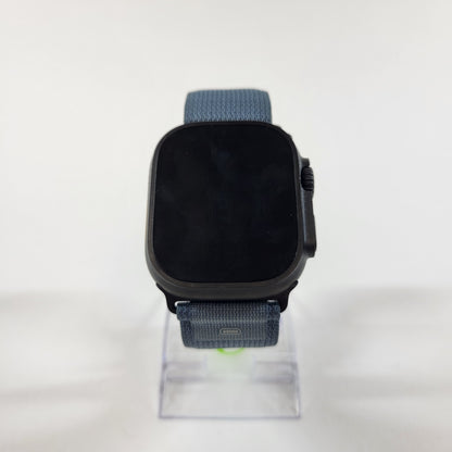 Factory Unlocked Apple Watch Ultra 3 49MM Black Light Blue Alpine Loop MF254LW/A