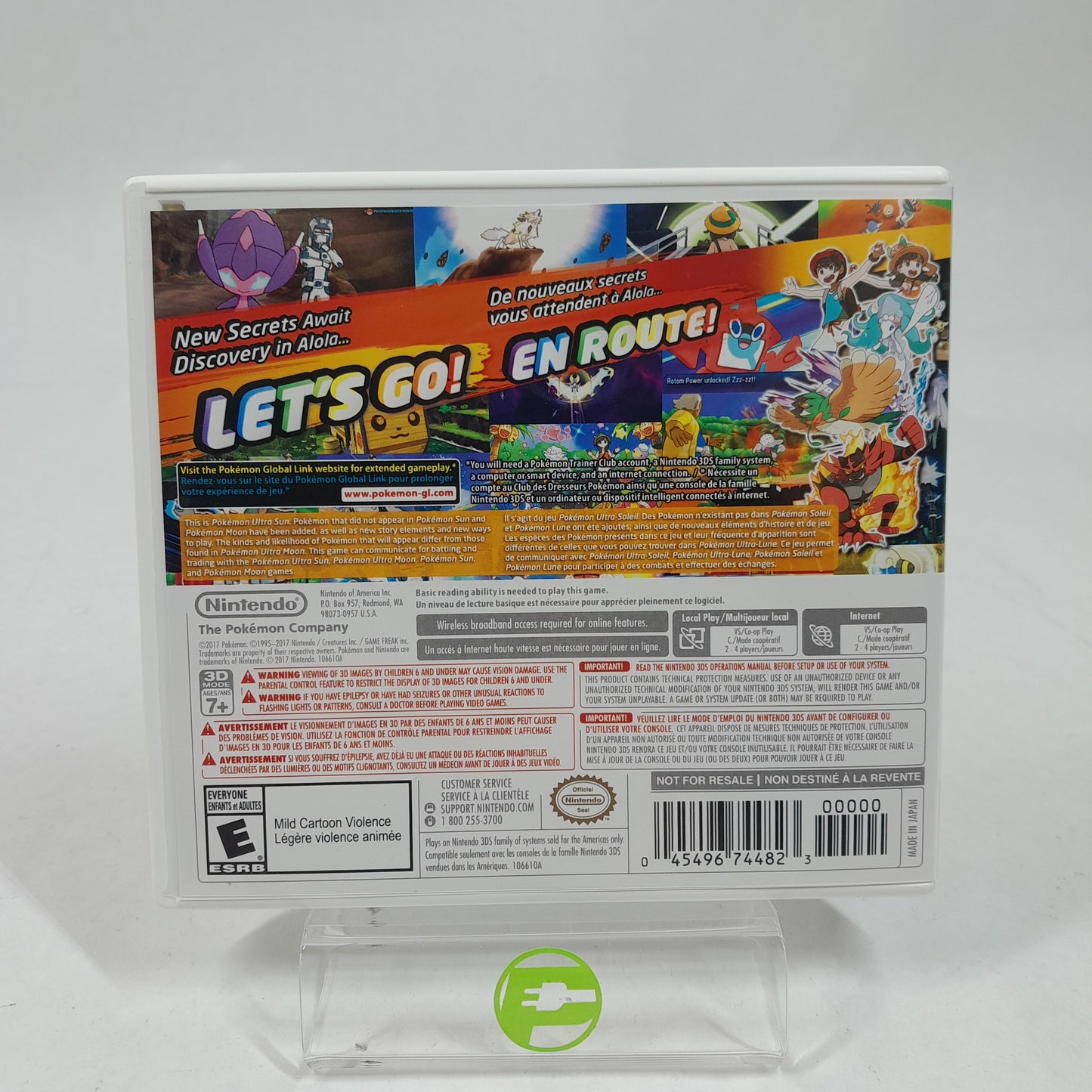 Pokemon Ultra Sun & Pokemon Ultra Moon [Steelbook Edition] (Nintendo 3DS, 2017)