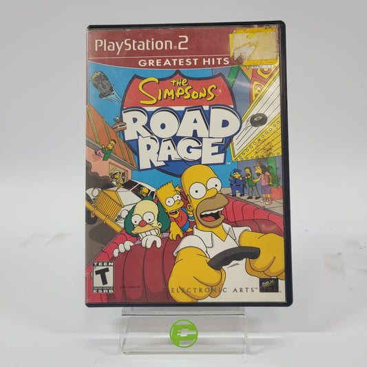 The Simpsons Road Rage [Greatest Hits] (Sony PlayStation 2 PS2, 2001)