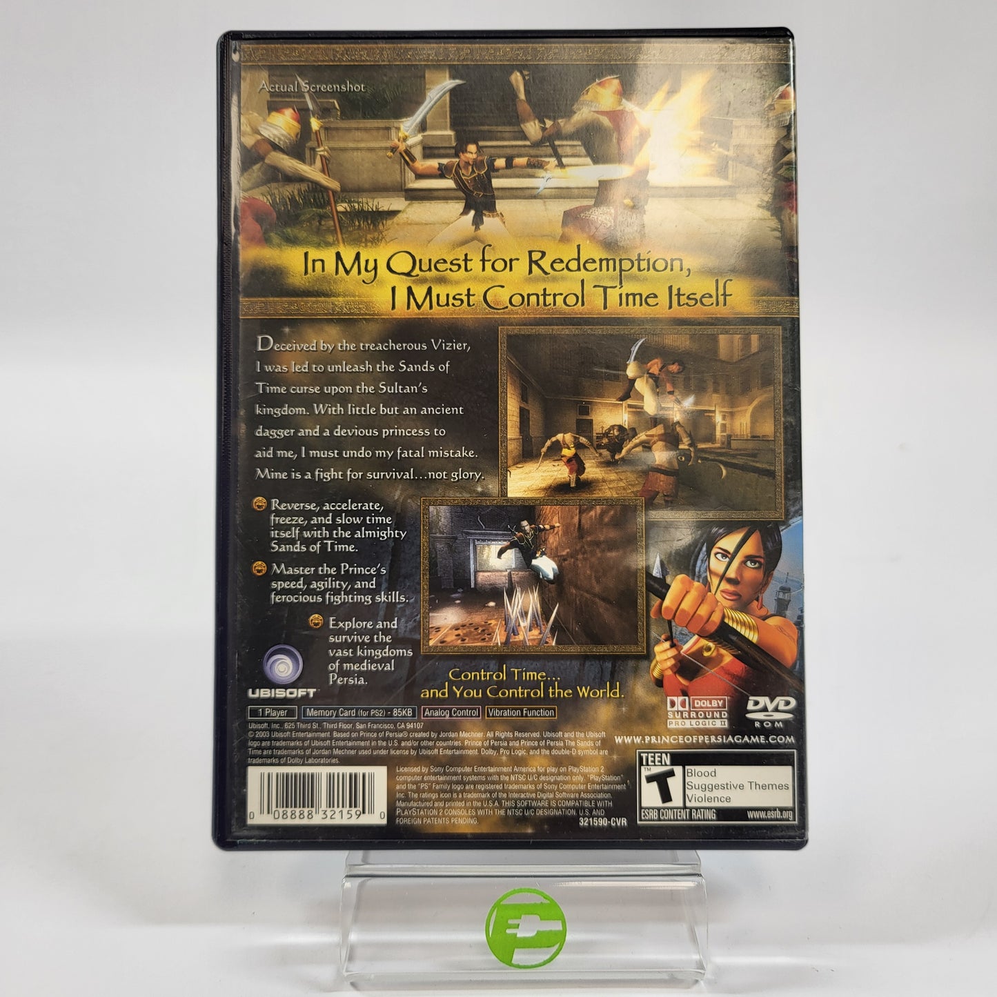 Prince of Persia Sands of Time (Sony PlayStation 2 PS2, 2003)