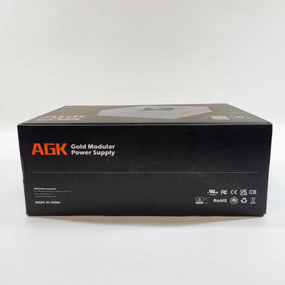 New AresGame AGK850 AGK850 80 Plus Gold 850W Fully Modular Power Supply Open Box
