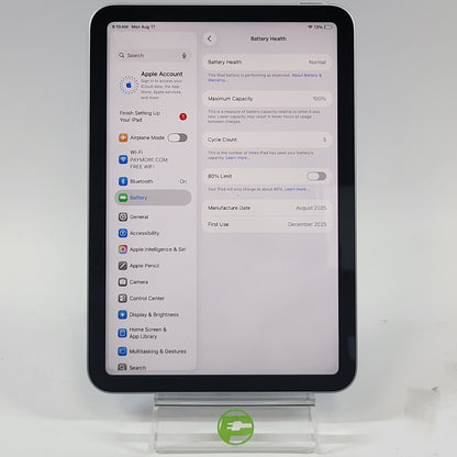 WiFi Only Apple iPad Mini (A17 Pro) 256GB Blue MXNC3LL/A