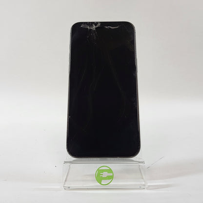 Broken Unlocked Apple iPhone 15 Pro Max 256GB 26.0.1  Cracked Screen and Bad LCD