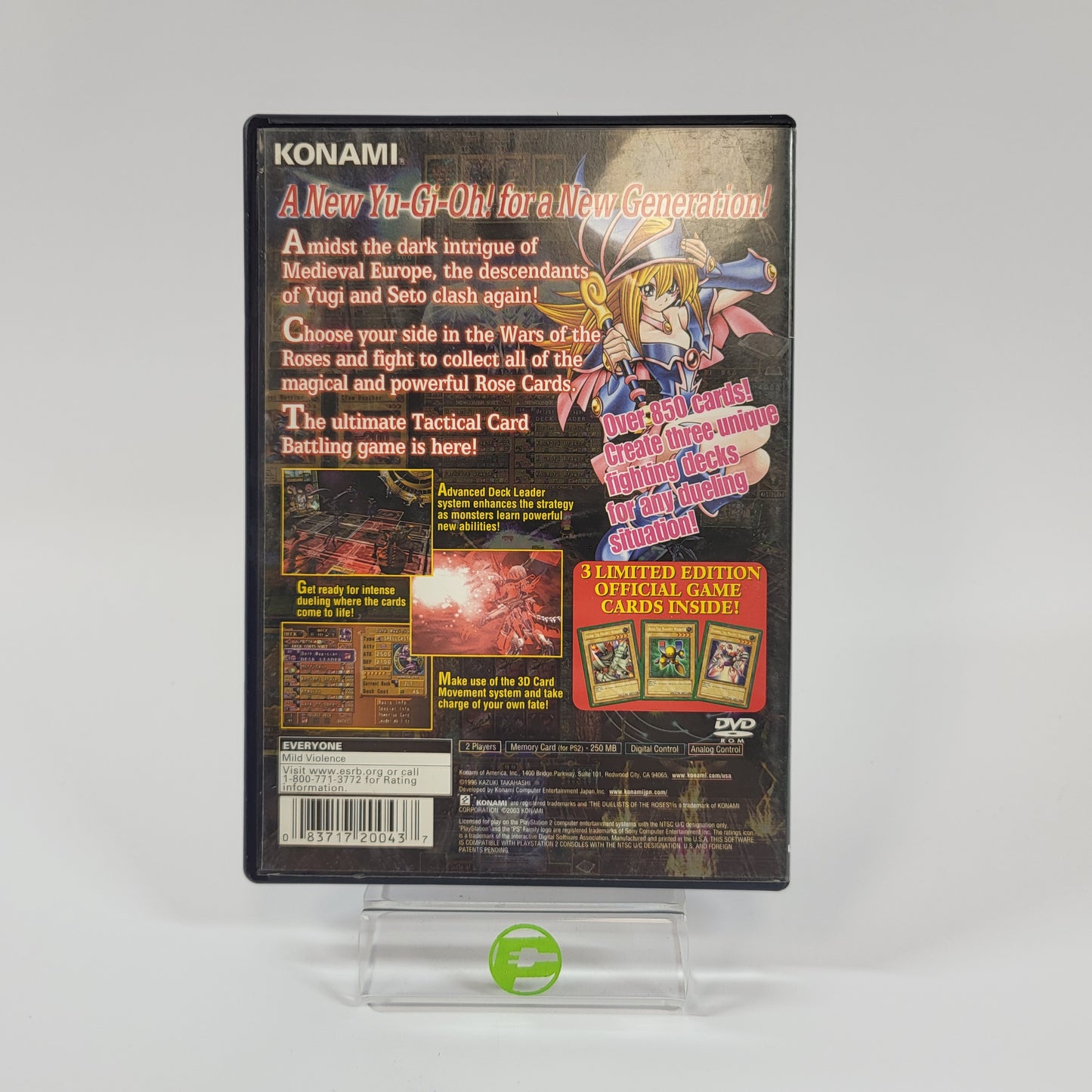 Yu-Gi-Oh Duelists of the Roses (Sony PlayStation 2 PS2, 2003)