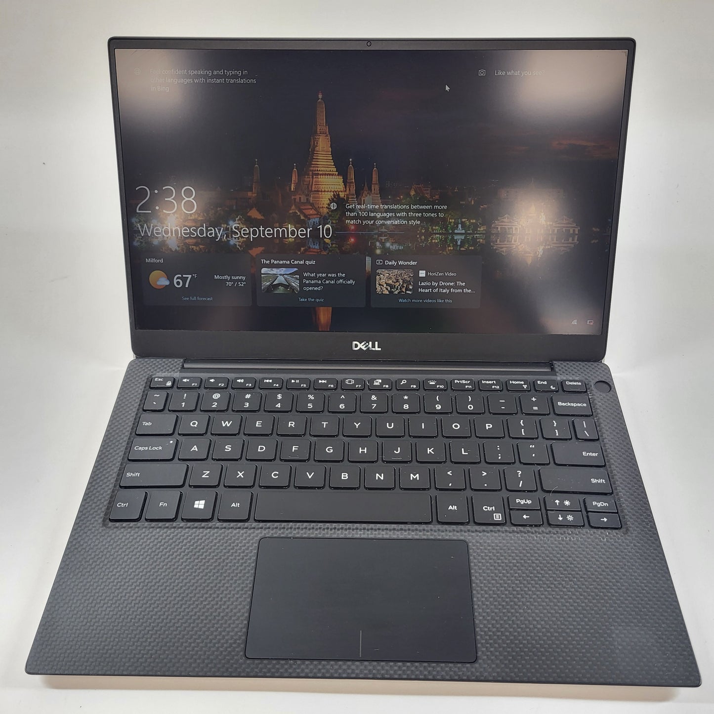 Dell xps 13 7390 P82G 13.3" i7-10710u 1.1GHz 16GB RAM 512GB SSD READ