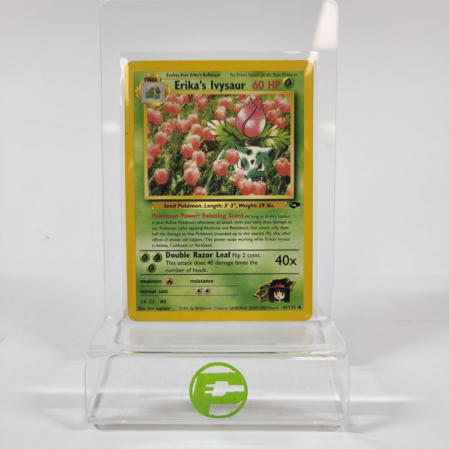 Pokémon TCG Gym Challenge Erika's Ivysaur 41/132 Regular English