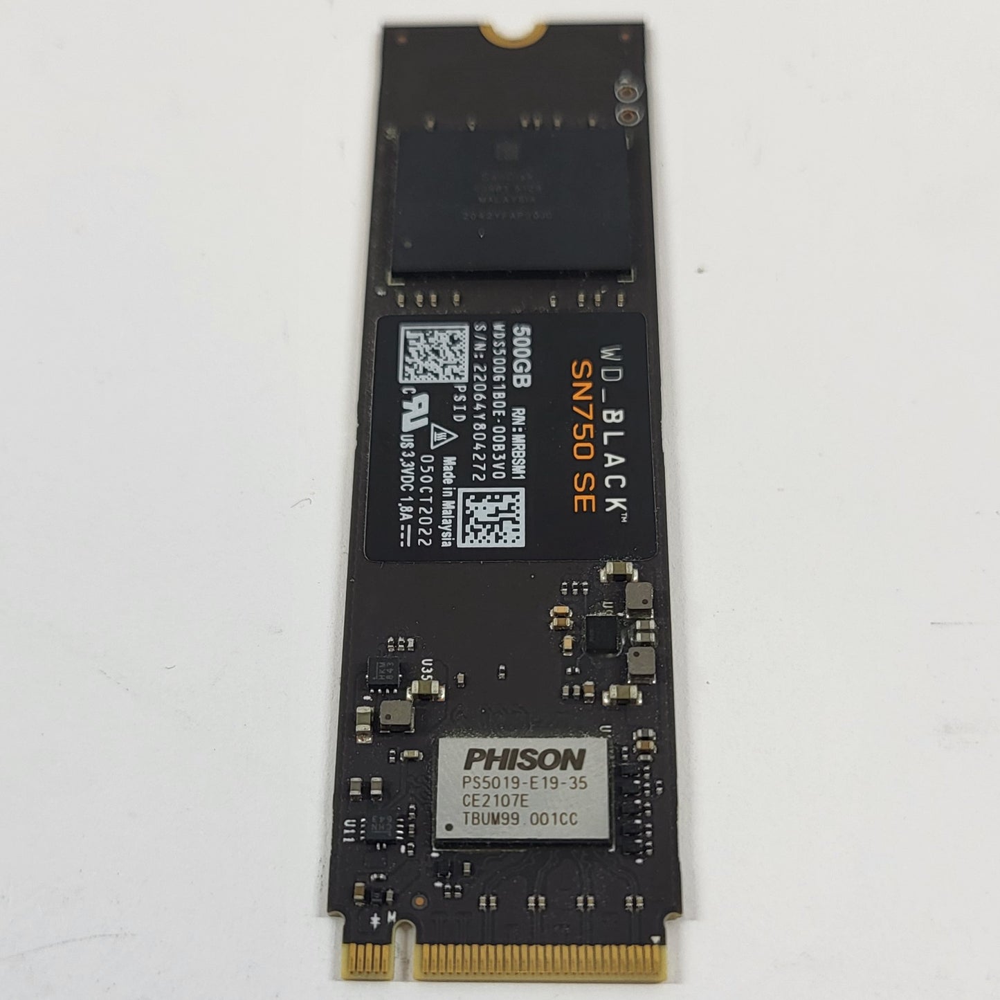 Western Digital WD 2280mm WD_Black 500GB M.2 NVMe Gen 4.0 x 4 SSD SN750 SE