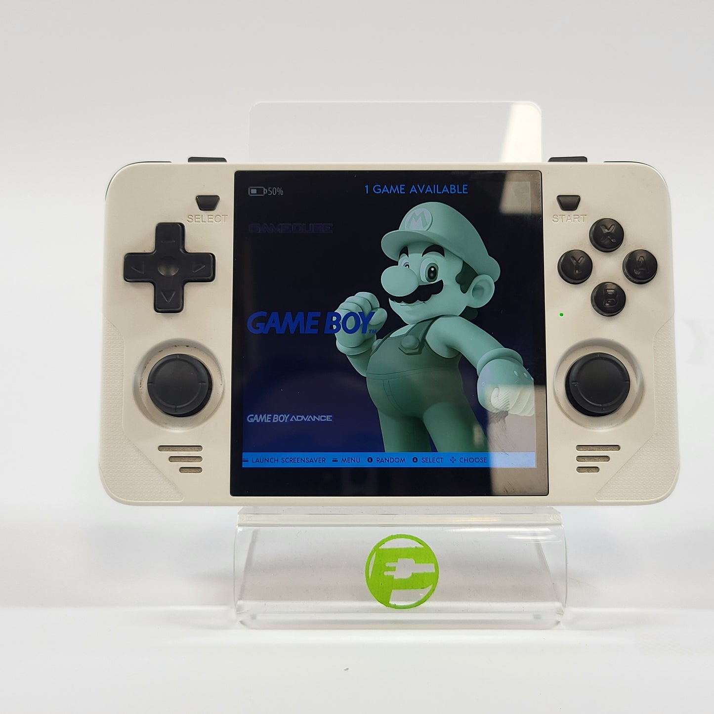 PowKiddy RGB30 White Handheld Game Console READ