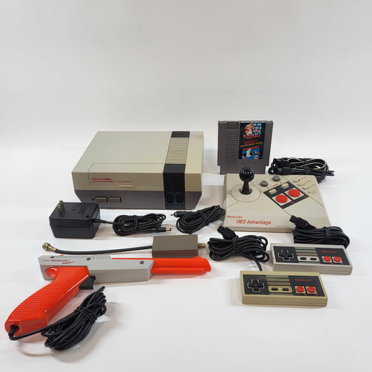 Nintendo Entertainment System NES Video Game Console NES-001 Gray