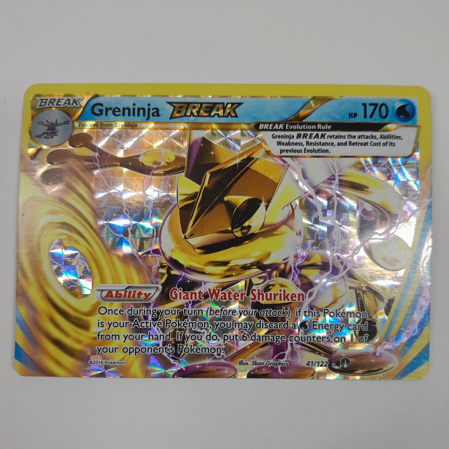 Pokémon TCG Breakpoint Greninja BREAK 41/122 Holo English
