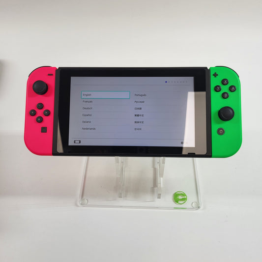 Nintendo Switch v2 Video Game Console HAC-001(-01)  Pink/Green