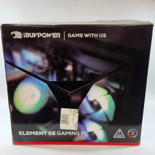 Open Box iBuyPower Element SE PC i5-14400F 2.50GHz 16GB RAM 1TB SSD RTX 5060