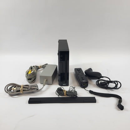 Nintendo Wii Console Gaming System RVL-001 Black