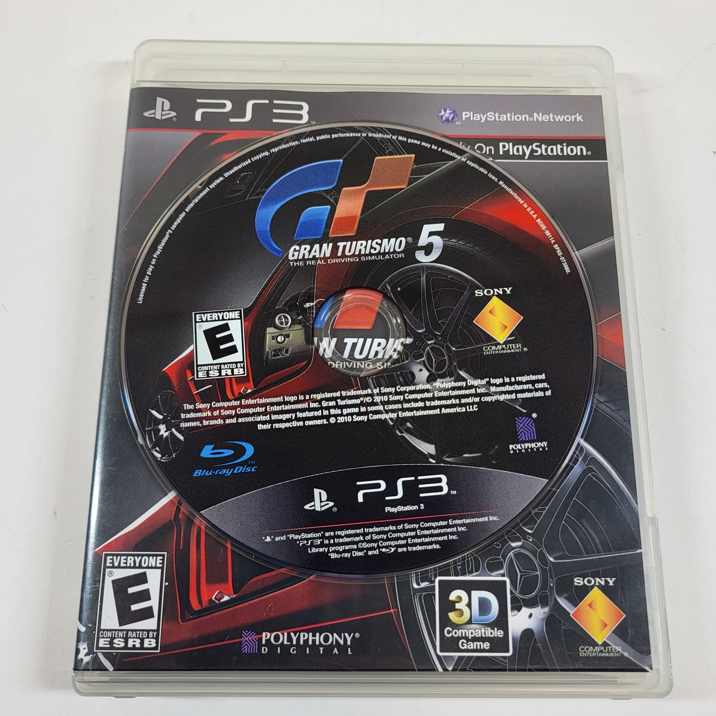 Gran Turismo 5 (Sony PlayStation 3 PS3, 2010)