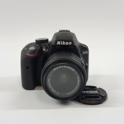 Nikon D3300 24.2MP Digital SLR DSLR Camera 4,298 Shutter Count