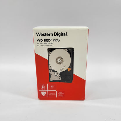 New Western Digital 3.5" WD Red PRO 6TB SATA III 6Gbps HDD
