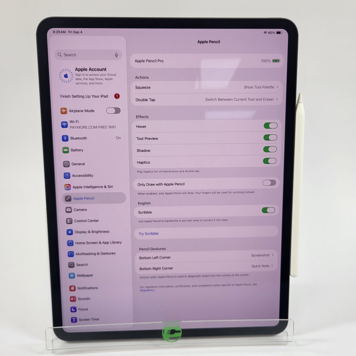 WiFi Only Apple iPad Pro 13" M4 256GB Space Black MVX23LL/A