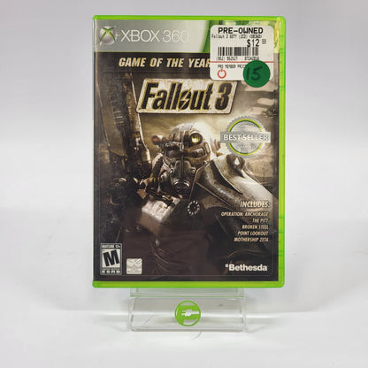 Fallout 3 [Game of the Year Platinum Hits] (Microsoft Xbox 360, 2008)